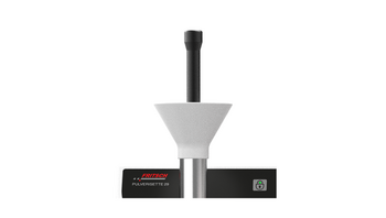 Funnel with sample pusher