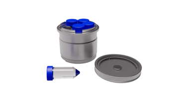 grinding bowl made of aluminium with 5 tubes 25 ml volume grinding bowl made of aluminium with 5 tubes 25 ml volume